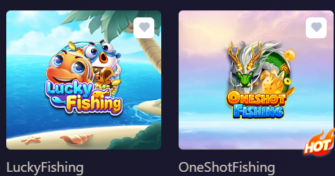 CQ9 have Luckyfishing and oneshotfish.